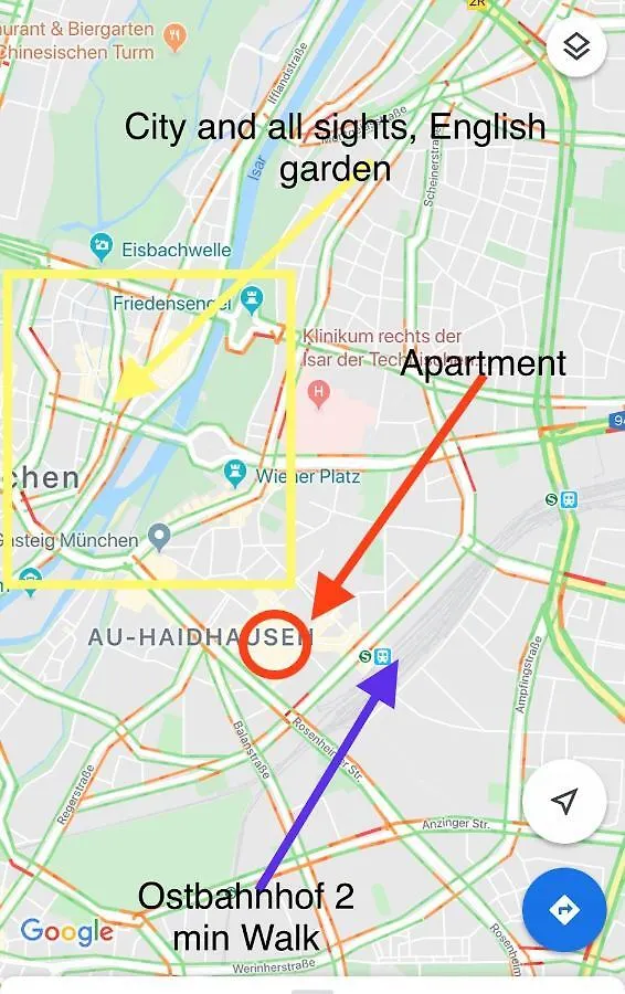 City Apartment 80 Qm, Munich Au Haidhausen 1-4 Persons Niemcy